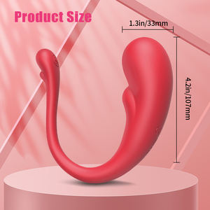 Dragon-C mainan seks wanita dewasa Masturbator tahan air dengan getaran kuat Gel penutup penuh desain bulat sederhana - Product Image 5