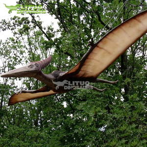 Animatronic Quetzalcoatlus Flying <span class=keywords><strong>Pterosauria</strong></span> Dinosaur para centros comerciales Aeropuertos públicos Guardería Kindergarten Escuelas Metal - Product Image 4