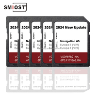 SMIOST para Micro Car Carte Memorial Android Map Navigation CID Card SD para Seat AS V19 Europe Arona Leon