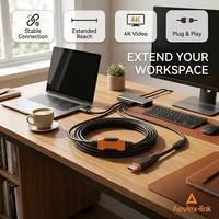 Câble d'extension USB Type C actif avec répéteur, 5 m, USB 3.1 Gen1, 5 Gbps, mâle-mâle