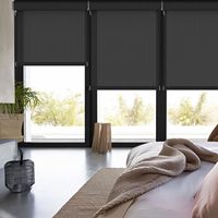 Persianas Enrollables Motorizadas Eléctricas Inteligentes de Diseño Moderno de 38 mm con Control WiFi, Personalizables, para Ventanas Francesas, Bipartición Superior/Inferior, Anti-UV