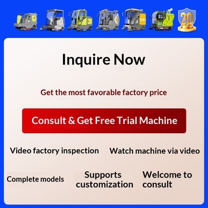 Warehouse Vacuum Cleaning Road Cleaning Vehicle Driving Industrial Factory Workshop - Product Image 3