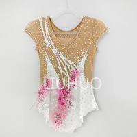 LIUHUO Justaucorps de gymnastique rythmique pour filles grande taille vêtements de danse exotique Enfants Performance Robe de danse pour femmes Costumes personnalisés