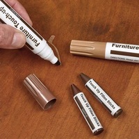 6 couleurs noir, acajou, noyer, cerisier, chêne, éraflure d'érable porte de meubles en bois retouche de sol réparation peinture marqueur stylos ensembles