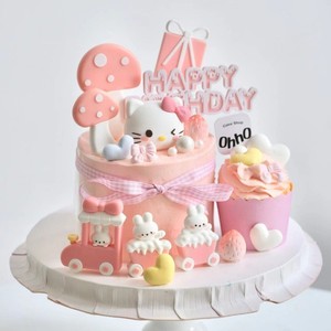 ท็อปเปอร์เค้กอะคริลิคสุขสันต์วันเกิดขายดี สีสันสดใสสำหรับตกแต่งเค้กงานวันเกิด - Product Image 2