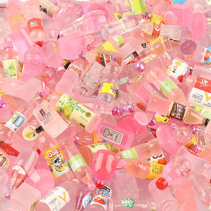 Miniatura de Botella de Vino para Catering, Accesorios de Joyería DIY, Adorno de Resina para Carcasas de Teléfono Móvil, Dije Acrílico con Forma de Garra de Gato - Product Image 2