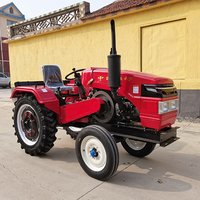 12HP 15HP 18HP 25hp 30hp 40hp 50hp 60hp empat roda 4*2 25hp Diesel Mini traktor 4x4 pertanian traktor untuk dijual
