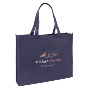 Groothandelsprijs Custom Private Logo Eco Recycle Kruidenier Tote Niet Geweven Boodschappentas