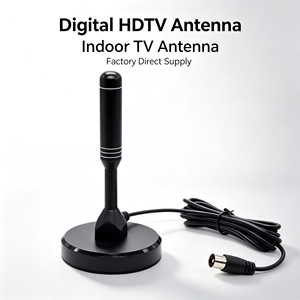 Antena <span class=keywords><strong>de</strong></span> TV Digital HDTV para Interiores, Antena <span class=keywords><strong>de</strong></span> TV <span class=keywords><strong>de</strong></span> Alta Definición con Base <span class=keywords><strong>de</strong></span> Succión para Recepción <span class=keywords><strong>de</strong></span> <span class=keywords><strong>Televisión</strong></span> Digital DVB-T DVB-T2 - Product Image 1