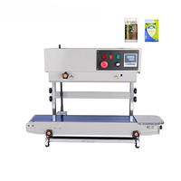 Machine de scellage verticale automatique continue de films plastiques FR-900 Deluxe, électrique et amovible, pour vêtements et poudre de café