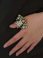 À la mode rétro insecte thème abeille anneau à la mode petit Animal série bijoux naturel Style pastoral fête quotidien accessoires cadeau