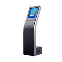 Écran tactile métallique de 21,5/19 pouces, système d'exploitation Windows, distributeur automatique, gestion des files d'attente, équipement de service pour pharmacie, banque