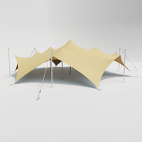 Tente Bédouine extensible sur mesure 10*20m, designs personnalisés, tissu résistant à l'eau, aux UV et au feu, idéale pour les événements et les fêtes en toutes saisons