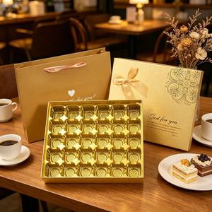 Boîte Cadeau <span class=keywords><strong>de</strong></span> Chocolats <span class=keywords><strong>Ferrero</strong></span> Haut <span class=keywords><strong>de</strong></span> Gamme à <span class=keywords><strong>30</strong></span> Compartiments, Rectangulaire, Emballage Estampé, Vente en Gros Usine – Meilleures Ventes Saint-Valentin - Product Image 1