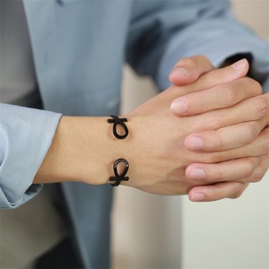 Hip Hop Men Jewelry <b>Bangle</b> Custom Adjustable Cuff <b>Bangle</b> <b>Bracelets</b> - Product Image 3