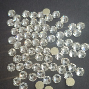 Đá pha lê trắng không cần gắn nóng, mặt phẳng, kiểu ZK 2088 16, dùng trang trí móng, đá trang trí, đá pha lê, đá giả, làm thủ công DIY - Product Image 6