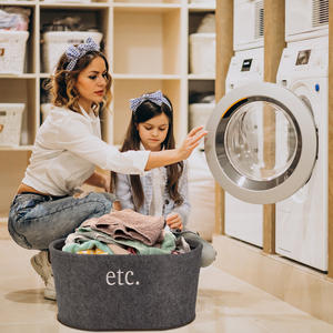 Factory Directly Sale Custom Felt <strong>Laundry</strong> Organizer Basket Felt Storage Box for Clothes Towel Toiletry Baby Products <strong>Books</strong> - Product Image 6