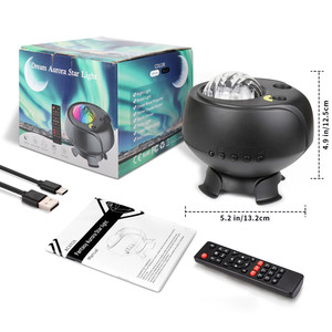 Proyector de luz LED de sueño, Luna, Aurora <span class=keywords><strong>Borealis</strong></span>, Starlight, altavoz BT, Audio, láser, All Star, atmósfera, proyección de escenario, música - Product Image 5
