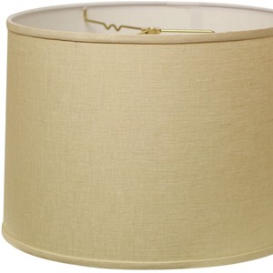 HMS 16 \ "pergamena Beige retro del passato paralume in lino a tamburo eleganti cover e sfumature - Product Image 4