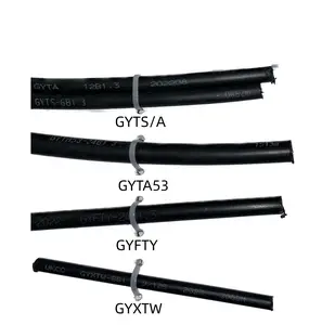 Bị mắc kẹt ống lỏng tàu ngầm thép Băng bọc thép gặm nhấm bằng chứng gyts53 2 lõi đa mạng cáp sợi quang