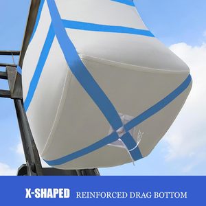 ถุง FIBC แบบทนทาน ทำจากโพลีโพรพิลีน (PP) ทออย่างดี พร้อมช่องจ่ายวัสดุ ระบายอากาศได้ดี มีหูหิ้วสองชั้น แบบพับได้ ฐานแบนรูปตัว X - Product Image 2