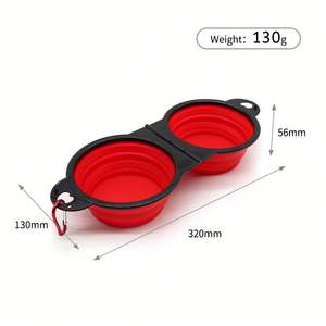 Portable Folding <b>Bowl</b> for Pet Silicone Foldable Pet Feed <b>Bowl</b> Portable <b>Collapsible</b> Travel - Product Image 6