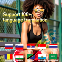 Lunettes de traduction intelligentes SENBONO M88 : Traduction de langues, appels Bluetooth, audio IA, pour usage quotidien et voyage