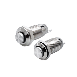 8mm 10mm <b>Waterproof</b> Momentary Push Button <b>Switch</b> Self-Locking High Head IP65 Two-Pin No <b>Light</b> 1NO Combination - Product Image 4