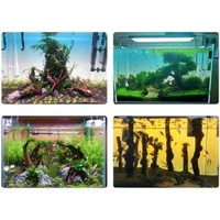 Panneau de fond lumineux en acrylique pour aquarium, dégradé de couleurs, panneau lumineux LED, panneau de fond