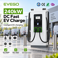 Promotion Bâtiment de bureaux EVEGO : Station de recharge rapide DC pour véhicules électriques 240 kW à double borne, gestion d'énergie CCS1/CCS2