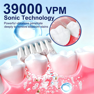 Cepillo de Dientes Eléctrico para Adultos de Alta Calidad OEM, con Cerdas Suaves, Tres Modos de Limpieza, Temporizador Integrado y Carga Inalámbrica - Product Image 4