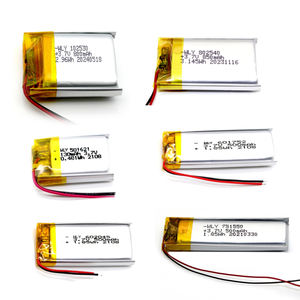 Batteria <span class=keywords><strong>3</strong></span>.7V ai polimeri di litio 602040 350mAh 400mAh 303048 piccola batteria personalizzata con batteria ai polimeri di litio KC - Product Image 1