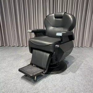 Fauteuil de Barbier Moderne en Cuir Synthétique de Haute Qualité 2026 avec Rotation à 360 Degrés et Fonctionnalités Réglables en Hauteur pour Salon de Coiffure - Product Image 1