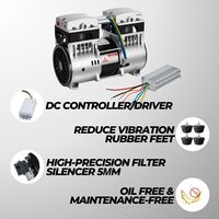 Compresor de Aire Silencioso con Motor BLDC de 140L/min y 8 bar, Diseñado para Sistemas de Aire a Bordo y Vehículos Todoterreno