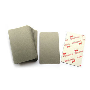 Feuilles de blindage <span class=keywords><strong>magnétique</strong></span> souple <span class=keywords><strong>à</strong></span> haute perméabilité pour la suppression du bruit de la charge sans fil, service de découpe de feuilles, matériau NS80 - Product Image 4