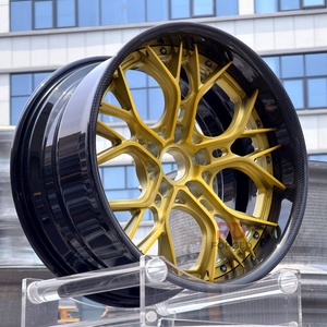 ล้อคาร์บอนไฟเบอร์ฟอร์จ 2 ชิ้น ขนาด 18 19 20 21 22 24 26 นิ้ว 5x130 5x114.3 5x112 สำหรับรถ Mclaren Mercedes S580 - Product Image 1