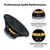 Haut-parleurs Line Array de 21 pouces à grande puissance avec woofer actif 1600W pour sonorisation professionnelle de scène et de concert
