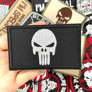 Wholesale Woven And Reflective <b>Hook</b> And Loop Patches Custom Letter Badge Patches For Hats Bags Hoodies And Gear - Product Image 2