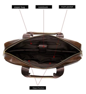 Bán Buôn Người Đàn Ông Sang Trọng Của Công Suất Lớn Da Mềm Cặp Không Thấm Nước Messenger Phong Cách Thuận Tiện Mang Cho Doanh Nghiệp Sử Dụng - Product Image 2