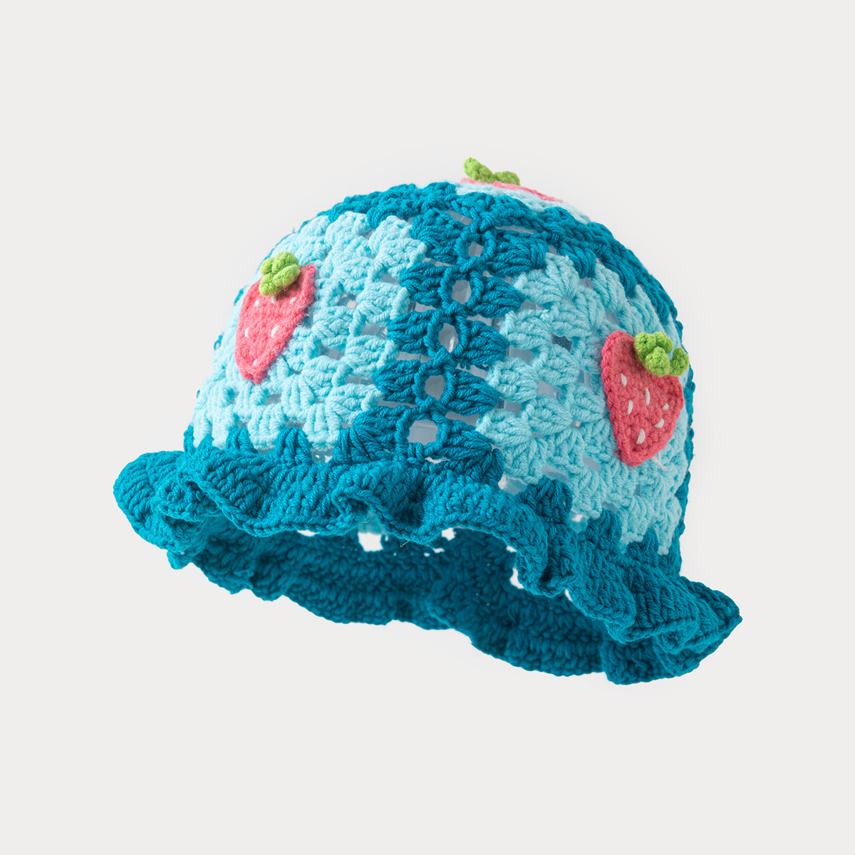 Light blue strawberry style