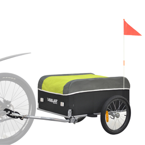<span class=keywords><strong>Remorque</strong></span> pliable de chariot de bicyclette de <span class=keywords><strong>remorque</strong></span> de chariot de bicyclette avec l'<span class=keywords><strong>attelage</strong></span>, roues de 16 pouces, charge maximum de 110 livres-noir - Product Image 2