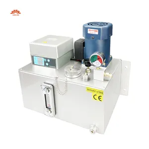 Timer Control 220v Long-Run Motor 10L Oil Grease Lubrication Pump with Return Oil Filter Inlet for Punch CNC Machine Lubricating