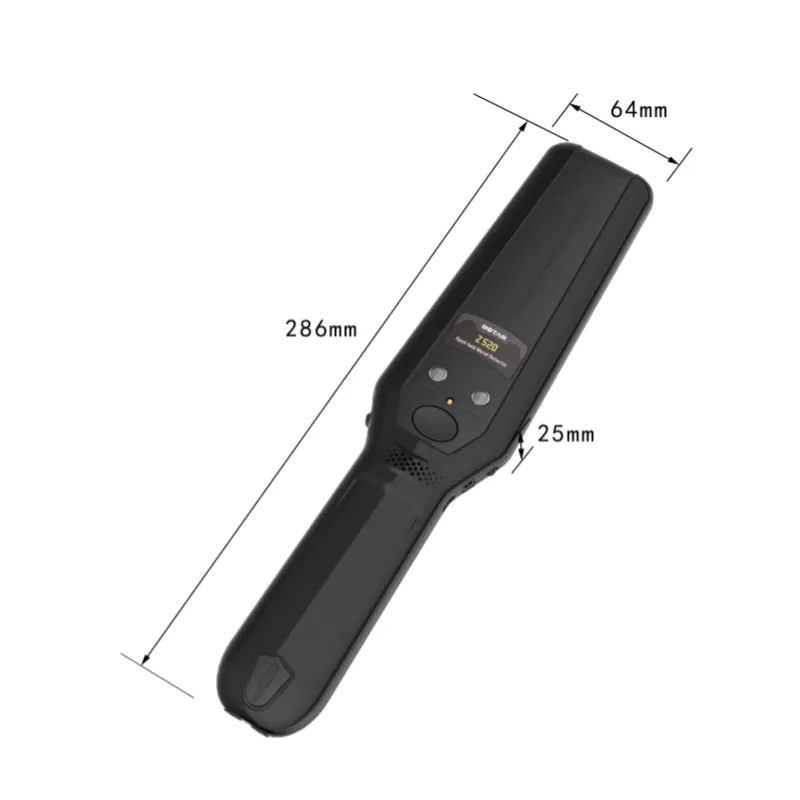 BOTAR rilevatore di metalli di sicurezza tenuto in mano Mini Muti Color Body Scanner altamente sensibile