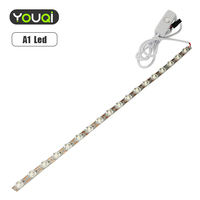 Kit Lampu LED Printer 3D YouQi dengan Kabel Panjang 780mm dan Lampu LED 380mm untuk Bambu Lab A1