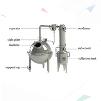 Évaporateur sous vide automatique en acier inoxydable JOSTON avec moteur et pompe pour la concentration d'alcool, de jus, de lait, de sauce, de purée de tomates