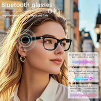 Lunettes Intelligentes IA, IA Chat Deepseek R1 et Gemini-2.5 avec 164 Traductions Prises en Charge, Lunettes Bluetooth pour Hommes et Femmes