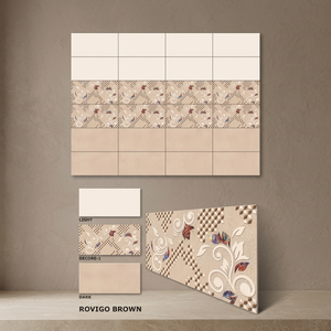 Carreaux muraux en céramique de couleur noire perle imprimée en marbre à prix Offre Spéciale bon marché 12x24 300x600mm pour les carreaux intérieurs de créateur en porcelaine - Product Image 4