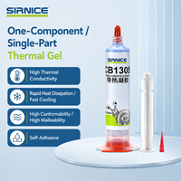 Pâte thermique conductrice SIRNICE, gel de silicone haute performance 5.0 W/m K, UL94 V-0 ignifuge, pour matériel IA, module d'alimentation UAV