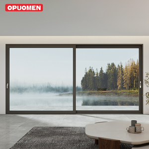 <span class=keywords><strong>Porte</strong></span> de véranda moderne personnalisée en aluminium double verre trempé coulissant <span class=keywords><strong>avec</strong></span> rail pour hôtels appartements villas surface finie - Product Image 2