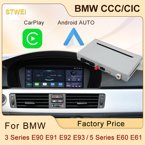 Wireless CarPlay Android Auto สำหรับ BMW ซีรีส์ 3 5 รุ่น E90/E91/E92/E93/M3 E60/E61/E62 ระบบ CCC CIC รองรับ Airplay กล้อง - Product Image 4
